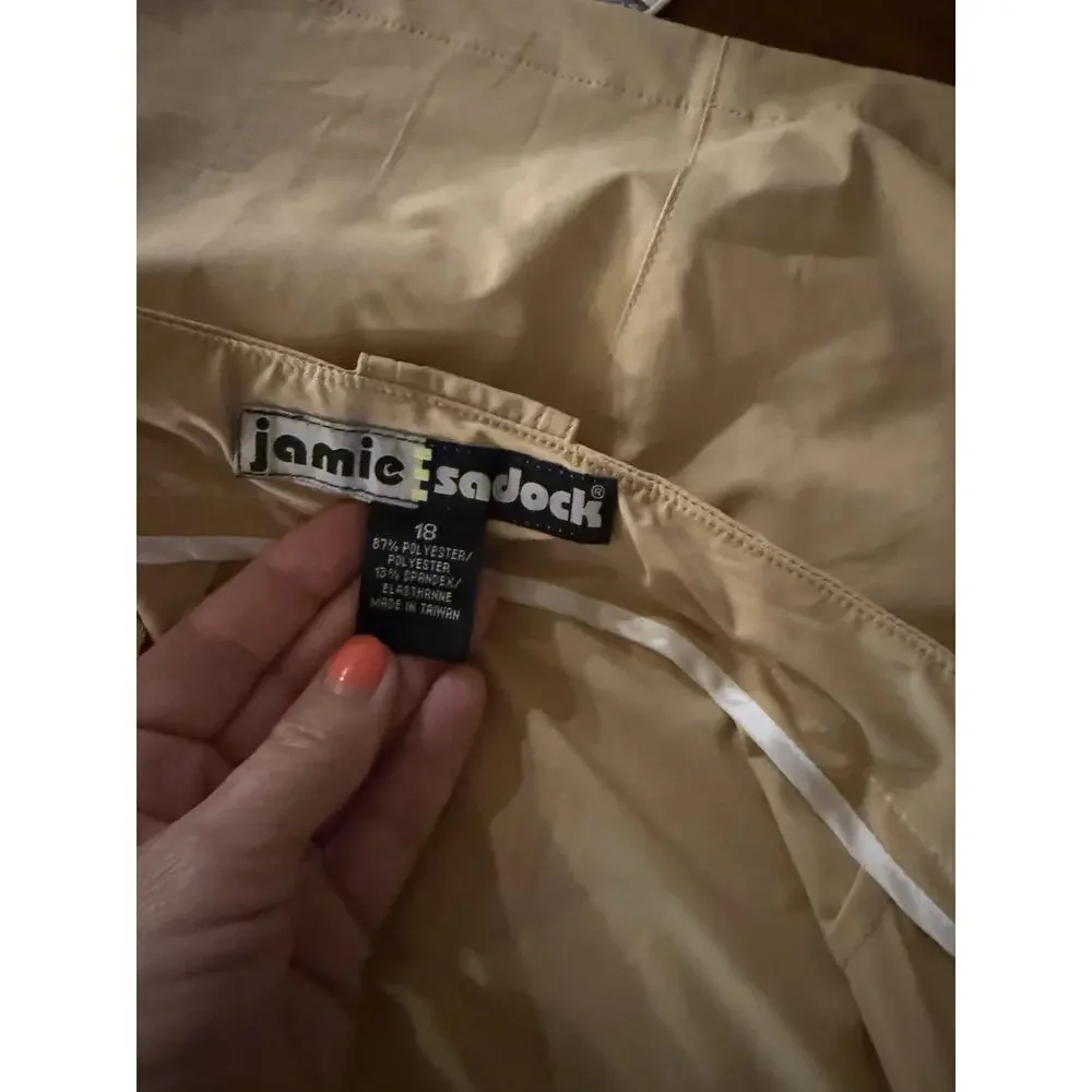 Jamie Sadock Palomino Golf Skirt Tan Size 18 - Picture 6 of 7
